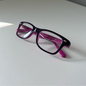 Ray-Ban Purple Pink Girls Frames with Prescription Lenses - Replace W/Your Own